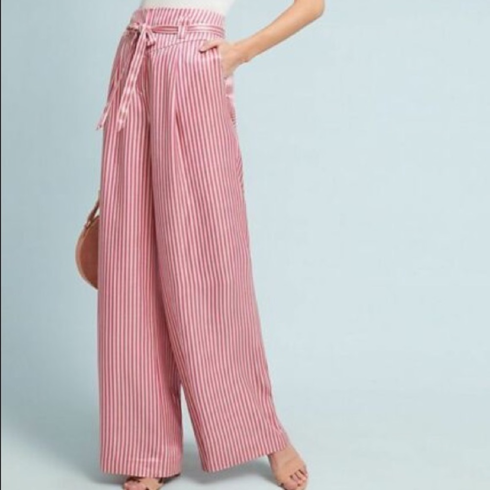 HP💞Silky Wide Leg Ventura Pants. NWT. Anthro.